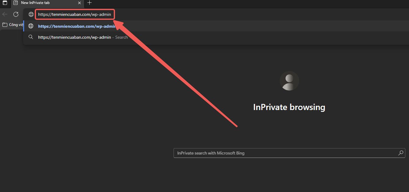 Truy cập vào trang quản trị WordPress