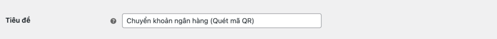 Cấu hình tiêu đề